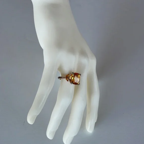 NWOT 4 1/2 ct. t.w. Citrine/White TopazSize 7